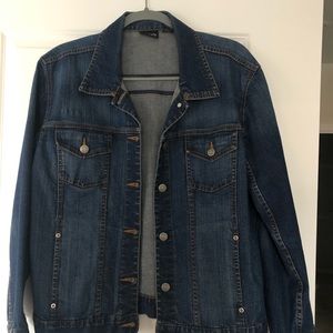 Chico’s Classic Denim Jacket Size 2 (12)